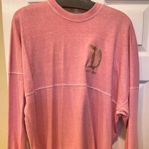 Disneyland Pink Spirit Jersey with Gold Logo
